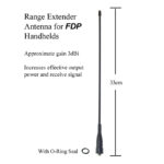 FDP Pro Range Extender Antenna with o-ring seal.